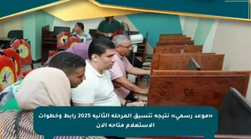 «موعد رسمي» نتيجة تنسيق المرحلة الثانية 2025 رابط وخطوات الاستعلام متاحة الآن